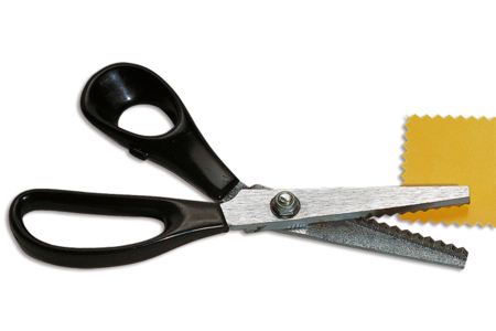 Ciseaux cranteurs pour tissus - Ciseaux – 10doigts.fr