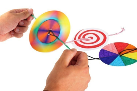 Toupies à corde - Activités manuelles bricolages – 10doigts.fr