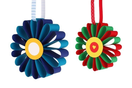 Fleurs en papier - Activités manuelles collage, pliage – 10doigts.fr