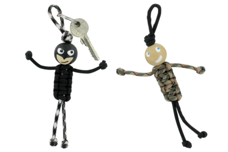 Porte-clés bonhomme en Paracorde - Activités manuelles fête des mères – 10doigts.fr