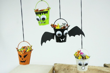 Mini seaux à bonbons pour Halloween - Activités manuelles Halloween – 10doigts.fr