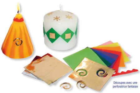 Plaques de cire bougie - Décorations Bougies – 10doigts.fr