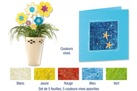 Sisal en feuille - 10doigts.fr