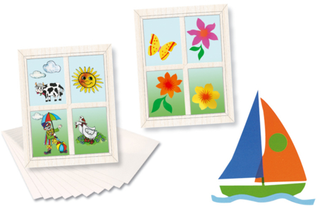 Films électrostatiques, transparent ou couleur - 10doigts.fr