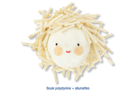 Set de 500 ou 1000 allumettes en bois, naturelles ou couleurs assorties : idée créa - Accessoires en bois – 10doigts.fr