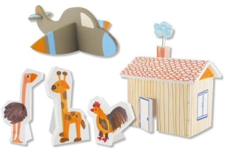 Set de plaques de carton-plume (carton mousse) - Carton plume et polystyrène – 10doigts.fr