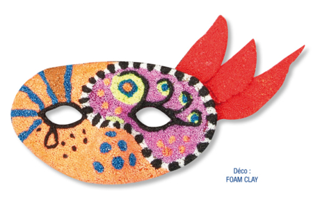 Gabarit pour créer des masques ou des loups - Moules pour plâtre, savon, béton ... – 10doigts.fr