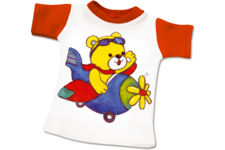 Set de 6 maxi-crayons transfert spécial textile - 10doigts.fr