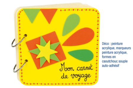 Album photos 5 pages en bois - Albums et carnets – 10doigts.fr