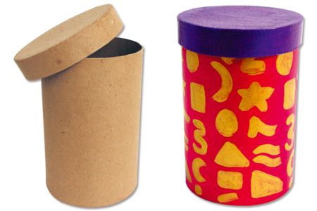 Boite en carton papier mâché - 10doigts.fr