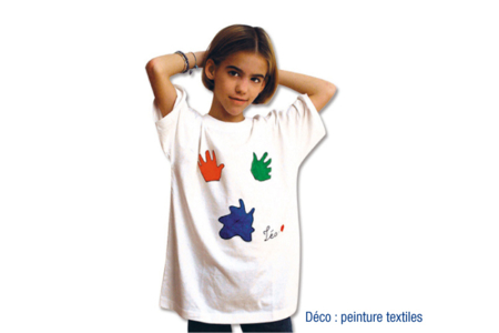 T-shirt en coton blanc - Coton, lin - Textiles – 10doigts.fr