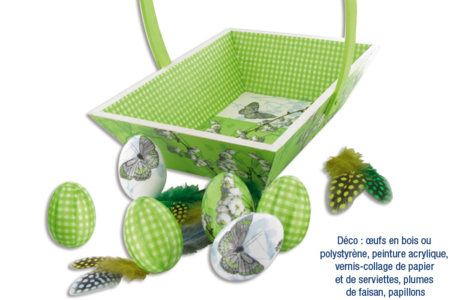 Panier de jardinier ou de vendanges, en bois : idée Déco - Paniers en bois – 10doigts.fr