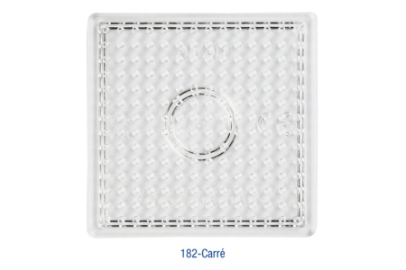 Plaque carrée pour perles fusibles - Perles à repasser 5 mm – 10doigts.fr