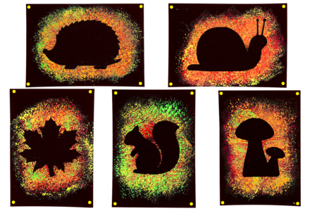 Activité Automne Peinture Tampon - Activités manuelles Automne – 10doigts.fr