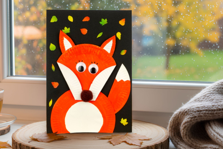 Activite Automne Renard Aqssiette - Activités manuelles Automne – 10doigts.fr