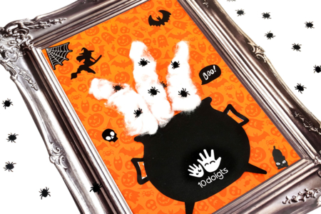activité enfant halloween cadre - Activités manuelles Halloween – 10doigts.fr