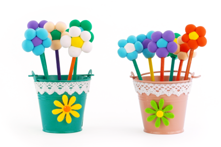 Activite Enfant Pot Fleur Pate Modeler - Activités manuelles modelage – 10doigts.fr