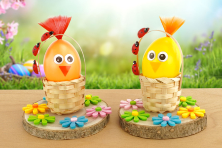 Mini paniers effet paille tressée - 6 pièces - Paniers en bois – 10doigts.fr