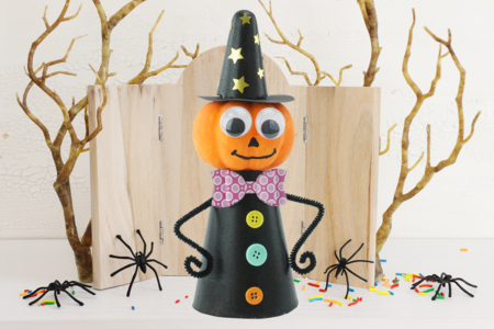 Activite Enfant Sorciere Citrouille - Activités manuelles Halloween – 10doigts.fr
