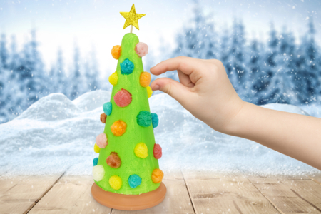 Activité Flocon Mais Sapin Noel - Activités manuelles bricolages de Noël – 10doigts.fr