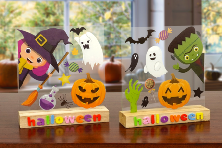 Stickers d'Halloween vitrostatiques - 170 stickers - Kits créatifs Halloween – 10doigts.fr