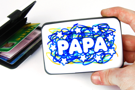 Activité Manuelle Porte-Cartes PAPA - Activités manuelles fête des pères – 10doigts.fr