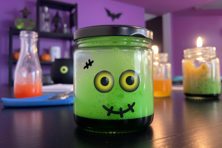 Activites enfants halloween Monstres mousses - Activités manuelles Halloween – 10doigts.fr