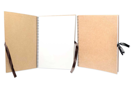 album rectangle kraft - Albums et carnets – 10doigts.fr