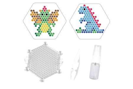 aquabeads Motifs dragon/dino - Aqua perles – 10doigts.fr
