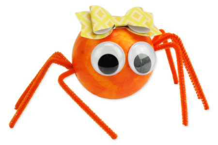 araignée boule polystyrène halloween - Activités manuelles Halloween – 10doigts.fr
