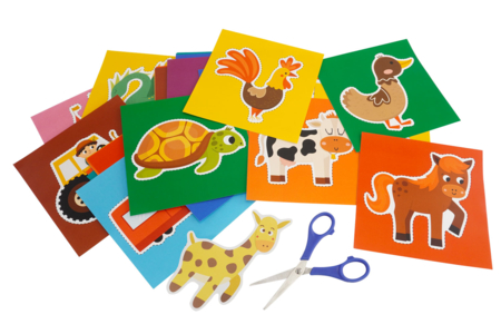 Atelier découpage - 50 motifs pour apprendre à découper  - Kits éducatifs – 10doigts.fr