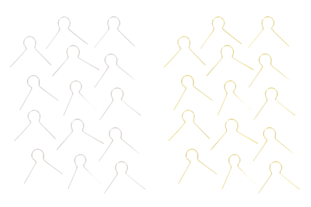 attaches métalliques à piquer pour suspension - Clous et épingles – 10doigts.fr