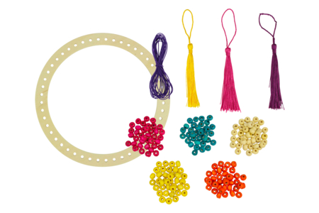 attrape rêves bricolage enfants - Suspensions décoratives en bois – 10doigts.fr