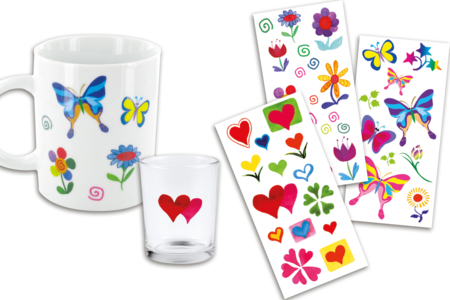 autocollant pour verre - Stickers Fantaisies – 10doigts.fr