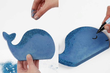 baleine en bois - Animaux en bois – 10doigts.fr