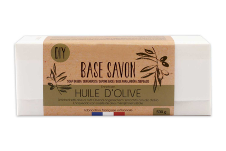 Base savon 500 gr - Huile olive - Bases de savon – 10doigts.fr