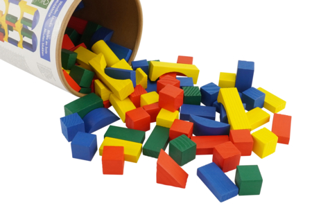 blocs de construction en bois - Pièces de construction – 10doigts.fr