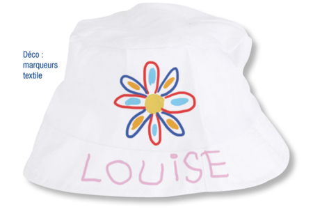 Bob en coton blanc - Coton, lin - Textiles – 10doigts.fr