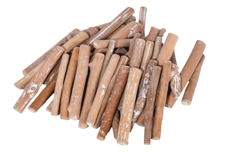 Branches en bois flotté 8 cm - 250 grammes - Bois – 10doigts.fr