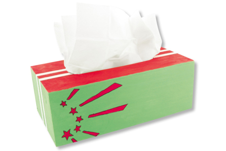 Boîte à mouchoirs en bois - Activités manuelles fête des mères – 10doigts.fr