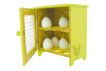 boite à oeuf jaune - Objets bois pour la cuisine – 10doigts.fr