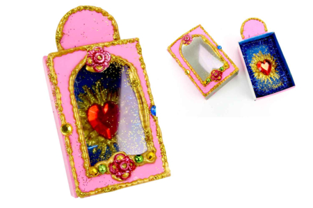 boite coeur totem - Boîtes en carton – 10doigts.fr