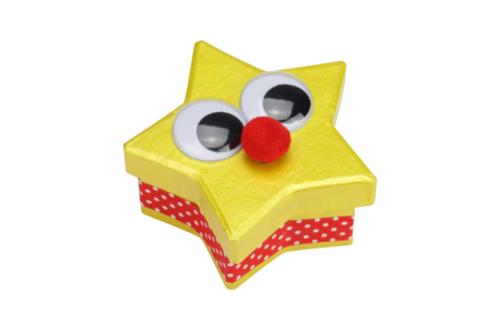 boite étoile jaune - Boîtes en carton – 10doigts.fr