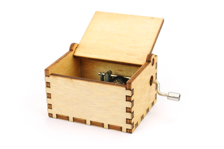 boite musique en bois - Objets en bois Noël – 10doigts.fr