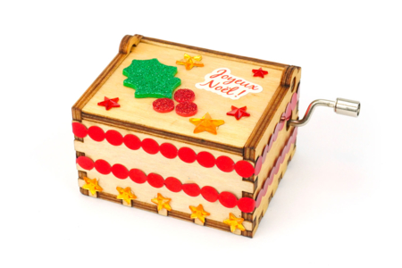 boite musique message fêtes - Gommettes Noël – 10doigts.fr
