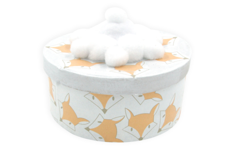 boite renard pompon - Pompons – 10doigts.fr