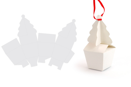 boite sapin noel en papier - Calendriers de l'Avent – 10doigts.fr