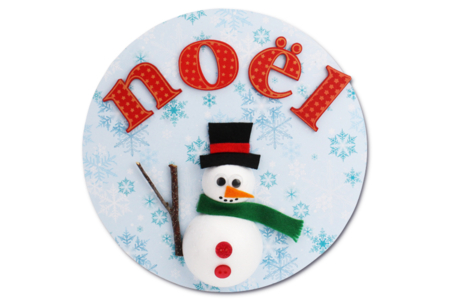 bonhomme de neige boule polystyrène - Boules en polystyrène – 10doigts.fr