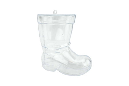Bottes en plastique transparent - 10 pièces - Formes à garnir - Plastique – 10doigts.fr