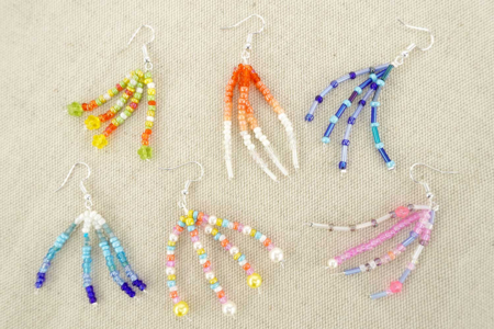 boucles d'oreilles en perles fines - Activités manuelles créations de bijoux – 10doigts.fr